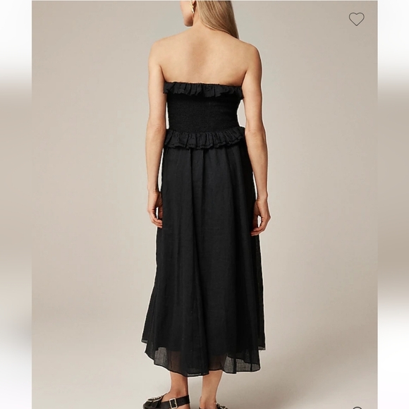 J Crew Ravenna dress in ramie CK835 Size L NWT - Picture 2 of 11